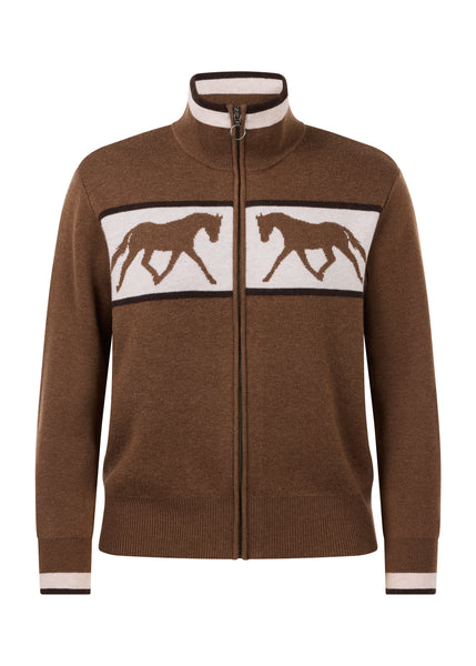 Kerrits Reflections Horse Full Zip Sweater