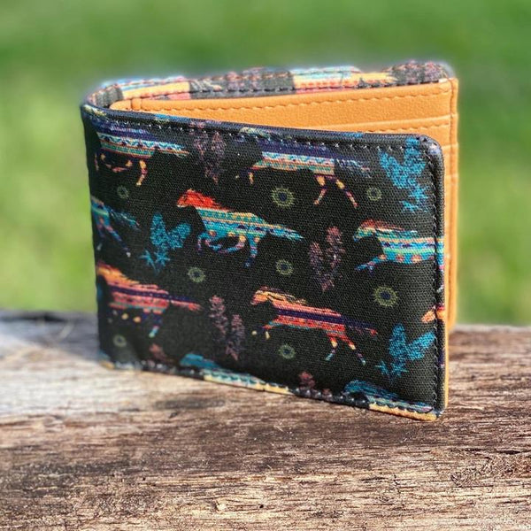 Wallet - bifold - Wild Horses