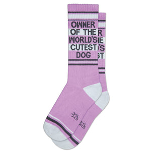OWNER OF THE WORLD'S CUTEST DOG Gym Socks