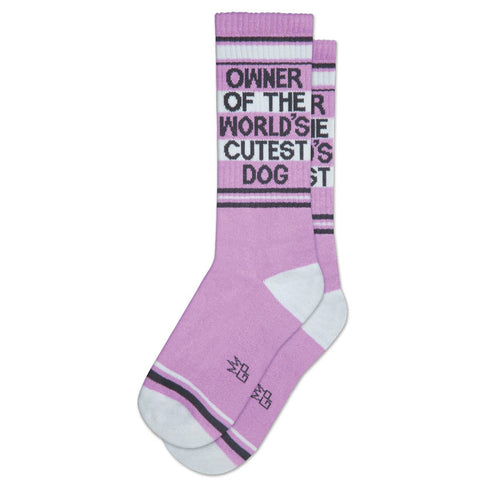 OWNER OF THE WORLD'S CUTEST DOG Gym Socks